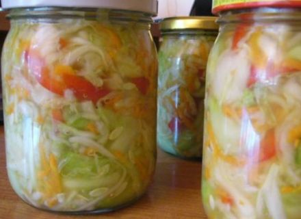 Sałatka z kapusty na zimę